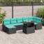 Ensemble de canapés de jardin réglables en hauteur vidaXL 8 pièces vidaXL