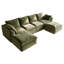 Upholstered 122.1 " Linen Sectional