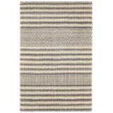 Tracks Grey Hand Loom Knotted Wool Rug