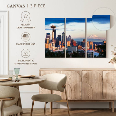 Skyline de Sirci Seattle et Mont Rainier