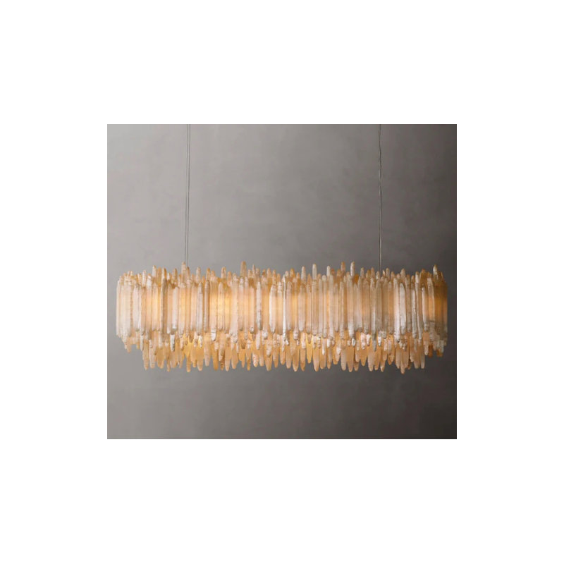 Selenite Rectangular Chandelier Lighting