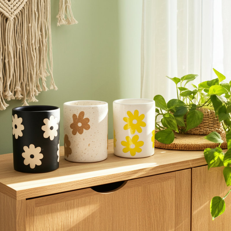 Ensemble de contenants de rangement Boho