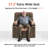 26'' Seat Width Dual Motor Power Recliner Lift Chair with Dual Heating, Infinite Position, Fabric Upholstered-1430358260
