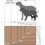 Riata Orthopedic Fleece Pet Bed-1475435518