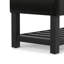 Banc de rangement avec repose-pieds capitonné et tablette ouverte Cosmopolitan-890916879