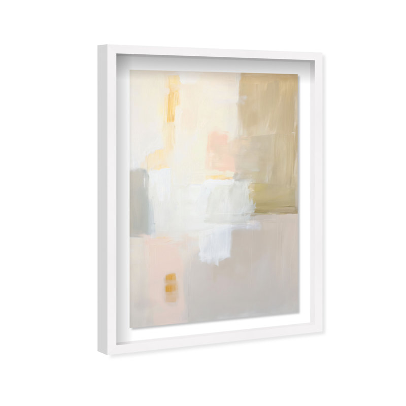 Pastel Embers IV Shadowbox Abstract Print by Oliver Gal, Black Frame, 10 x 15, 16.5"H x 11.5"W, White Frame