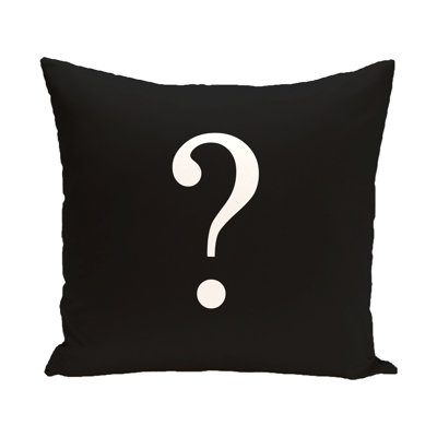 Question Throw Pillow