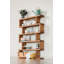 Eads Solid Wood Geometric Bookcase-36732189-36732165