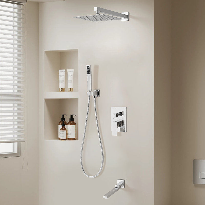 Système de douche, Chrome