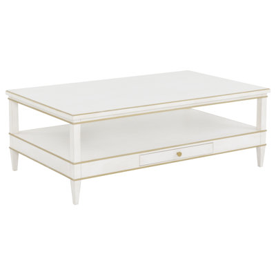 Camille Solid Wood Top Cocktail Table