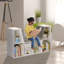 Neemias 63 cm H x 102 cm W Geometric Bookcase-2009538356