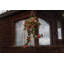 15cm Faux Flowering Plant in Wicker/Rattan Basket