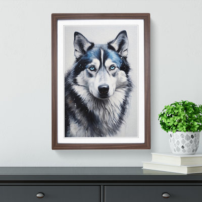 Husky Realism - Framed Print