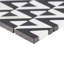 Monroe 8x8 Triangle Polished Marble Mosaic Tile-913617268
