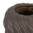Stoneware Vase with Textured Wave Design, Modern and Transitional Sculptural Accent, Handcrafted Decorative Ceramic Vessel for Stylish Interiors and Contemporary Display Spaces