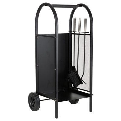 Brance Iron Fireplace Tool Set