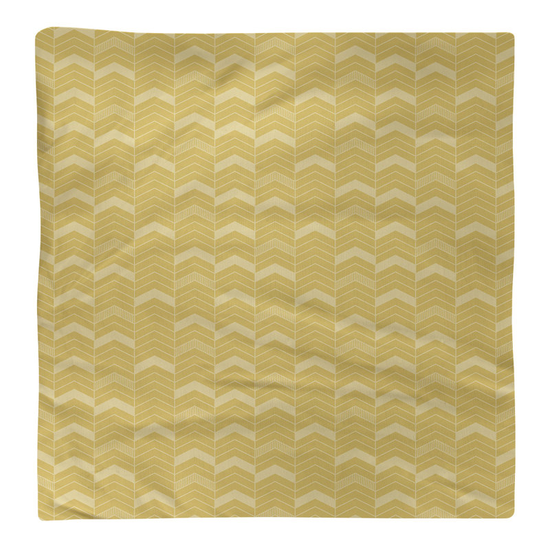 Serviette en coton bicolore lignée Stephenie, H 0,1 po x l 22 po x P 22 po, Sergé de coton, Mocassin