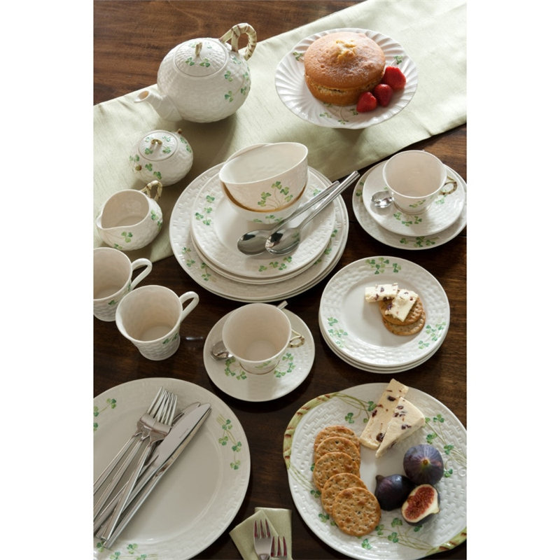  Shamrock Teacup & Saucer