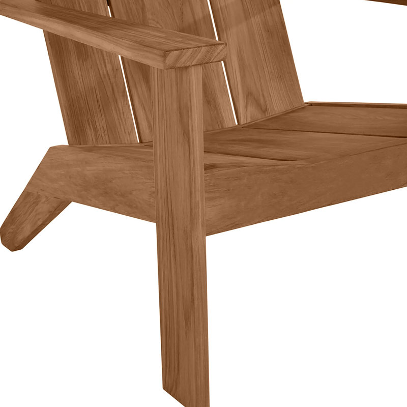 Teck Ashland Adirondack - teck naturel, Pas de soudure, Teck naturel, Perigold Replay Sea