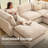 2 Piece 67'' Armless Modular Sofa-1506998044