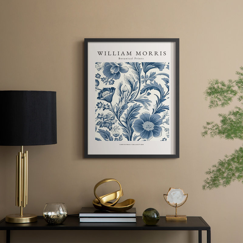 Reproduction florale vintage encadrée XXX III