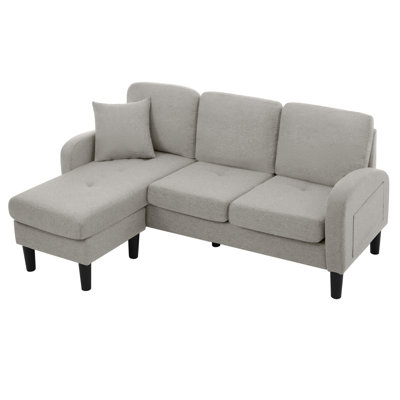 3 Seater Cotton Blend Sofa