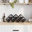 Tabletop Wine Bottle Rack Black