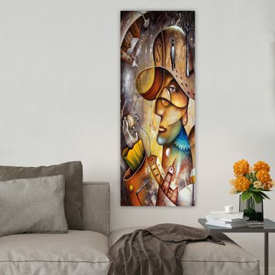 Superbe peinture sur toile décorative, 11,8 po x 31,5 po | 100% toile, encadrée avec un cadre 100% bois (épaisseur: 1,6 po) | Parfait pour la décoration intérieure, le salon et le bureau, élégant et accrocheur