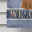 Polyester 2 côtés 40 x 28 po welcome drapeau maison-73943405