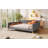Queen Size Upholstered Daybed With 4 Support Legs,Gray-848112734