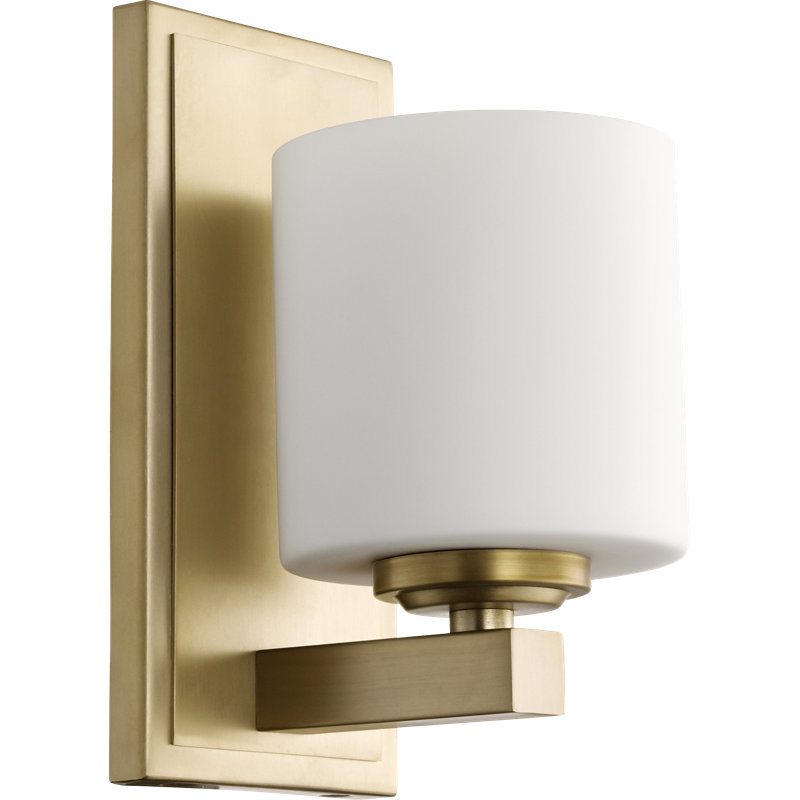 Leisa Armed Sconce, Aged Brass