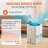 VEVOR 0.7 Gallons Cool Mist Evaporative Tabletop Humidifier with Adjustable Humidistat for 473.6 Cubic Feet