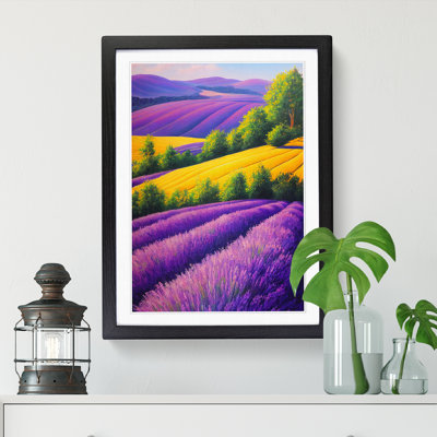 Lavender Field Painting Vol.2 1 Piece Wall Art