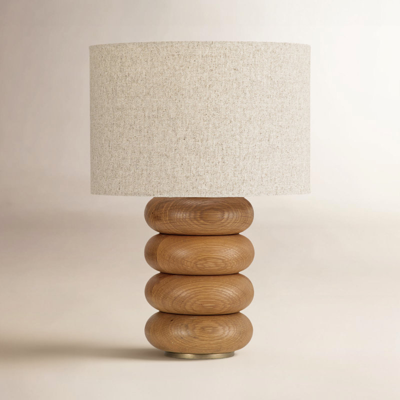 Giacomo Table Lamp, 21.13''H X 14.19''W X 14.19''D, Beige