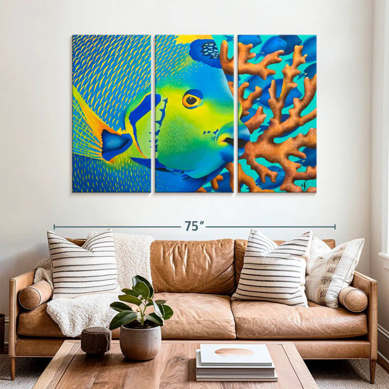 Brampt Angelfish, 42" H x 65" W