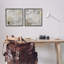 Ensemble de 2 estampes en forme de giclée encadrée brossée et discrète, design par Susan Jill-114316414-114316412