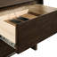 Table de chevet brun chaud Hemlock