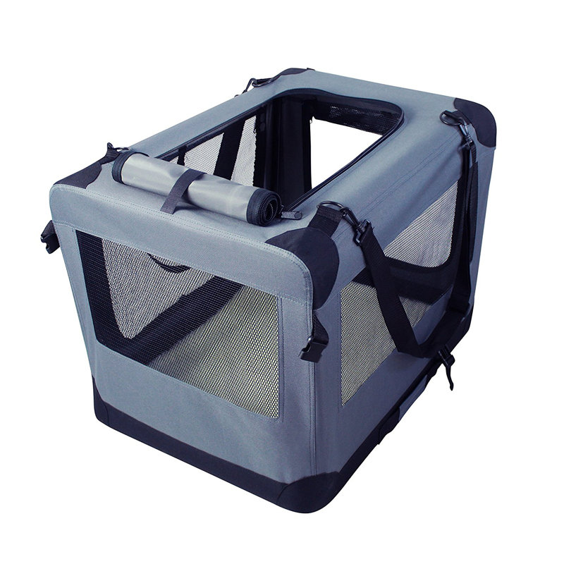 Caisse pour chien Jespet, Gris, H 23 po x l 21 po x P 26 po