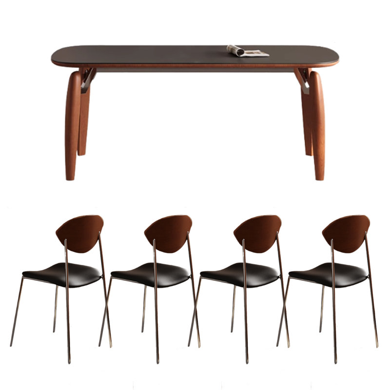 Ensemble de table de salle à manger Delicate, H 29,52 po x L 62,99 po x l 31,49 po