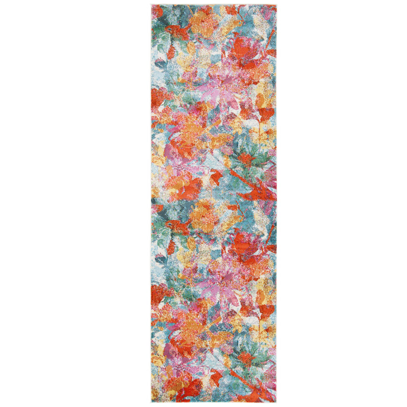 Magalia 300 Performance Floral Rug, Runner 2'2" x 7'