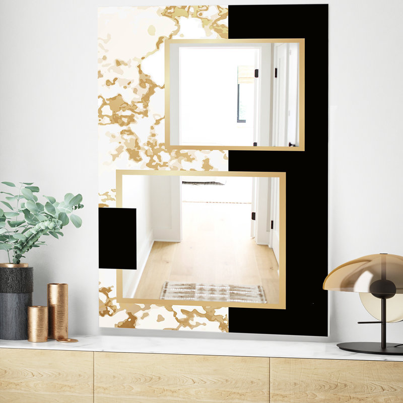 Miroir d'appoint Marbré Marvelous, H 39,4 po x l 29,5 po
