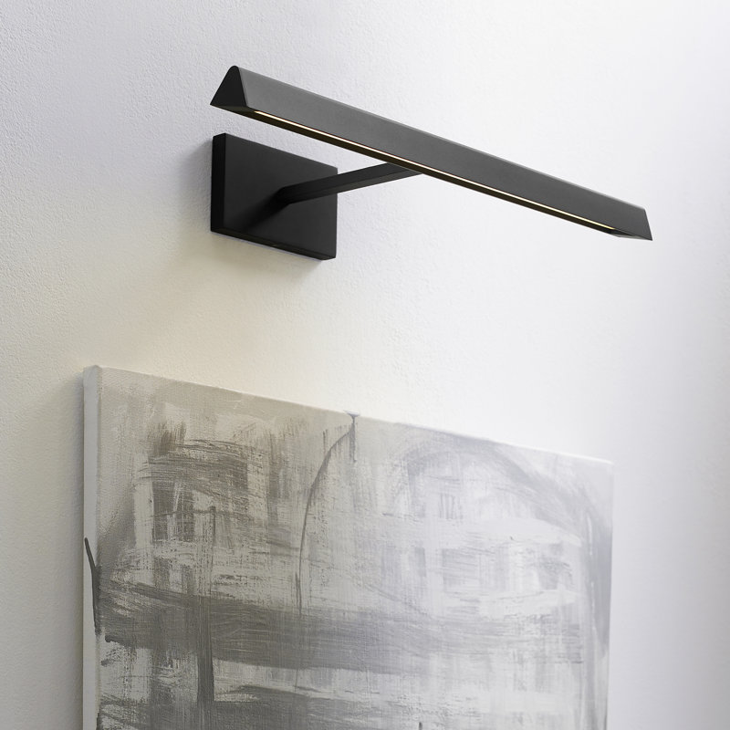 Dessau Dimmable LED Wall Mounted Picture Light, Nightshade Black