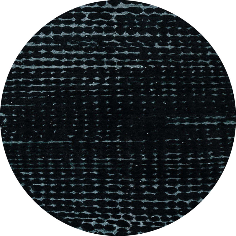Abstract Indoor Rug, Round 8'