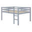 Lit mezzanine en bois avec échelle-1433508365