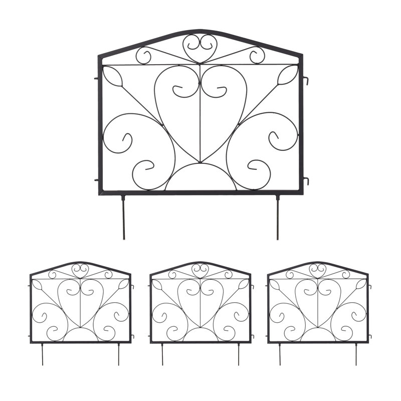 60cm H x 60cm W Metal Fence Panels