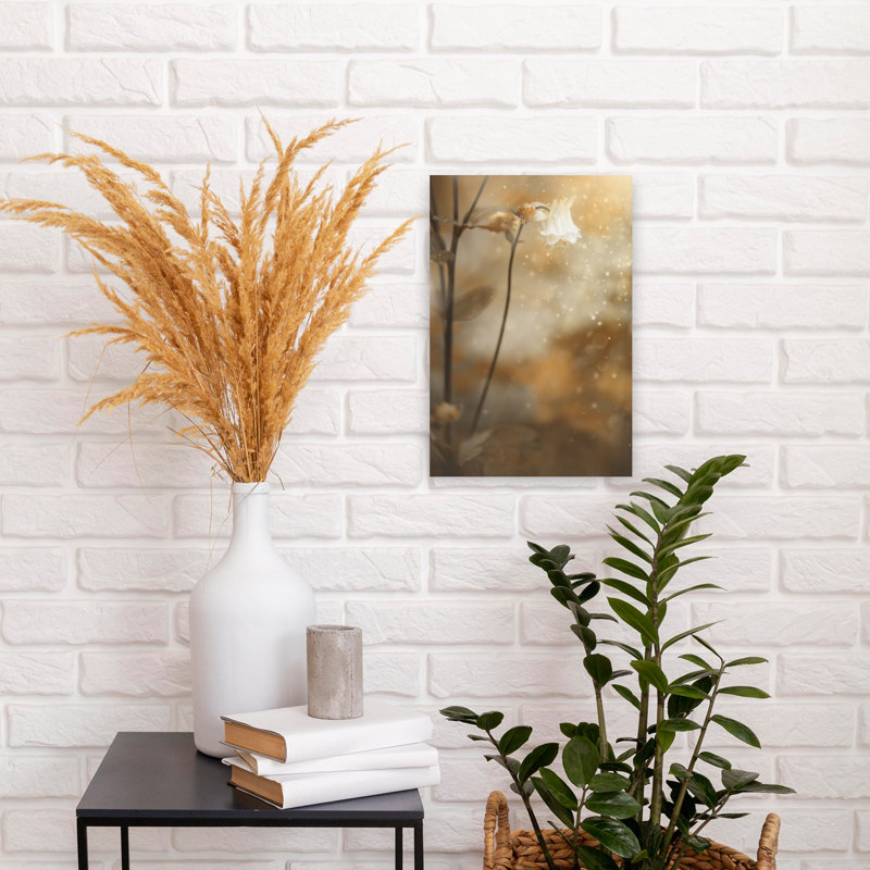 "Mornings", art mural contemporain abstrait, H 18 po x l 12 po