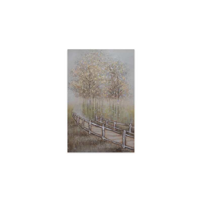 Secret Path Hand -Painted Acrylic Painting