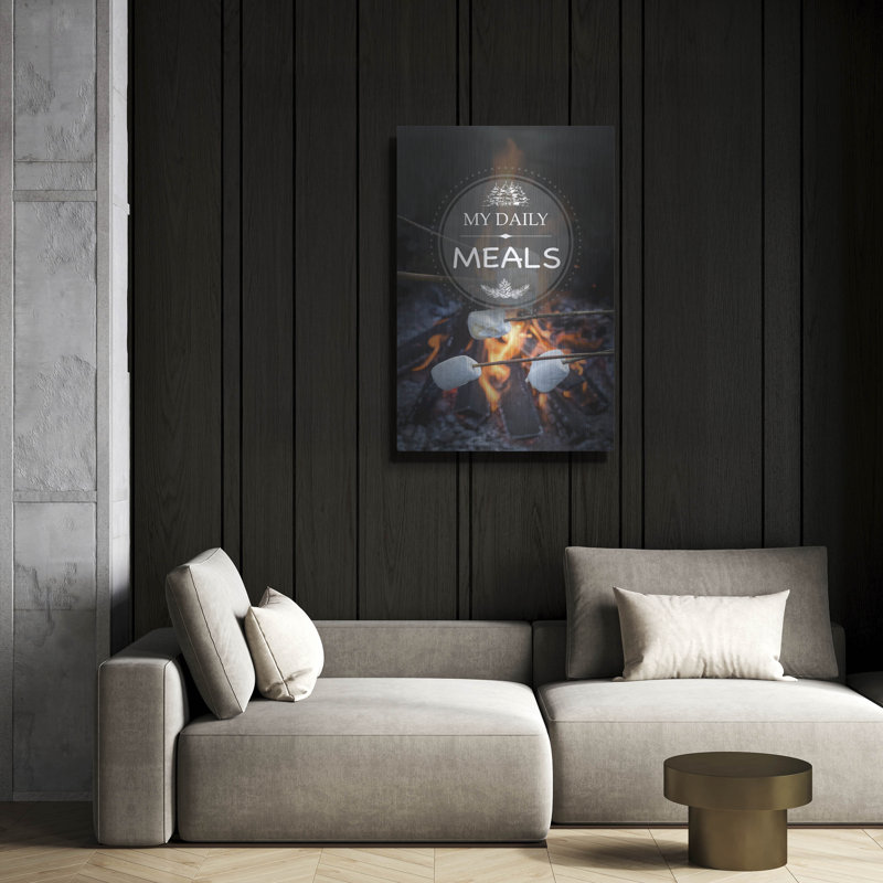  «My Daily Meal» par Jean Plout, art mural en métal, 16 po x 24 po, 16 po x 24 po