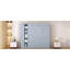 Lit escamotable mural Murphy avec tablettes, garde-robe et lumières DEL-376570848-376570853