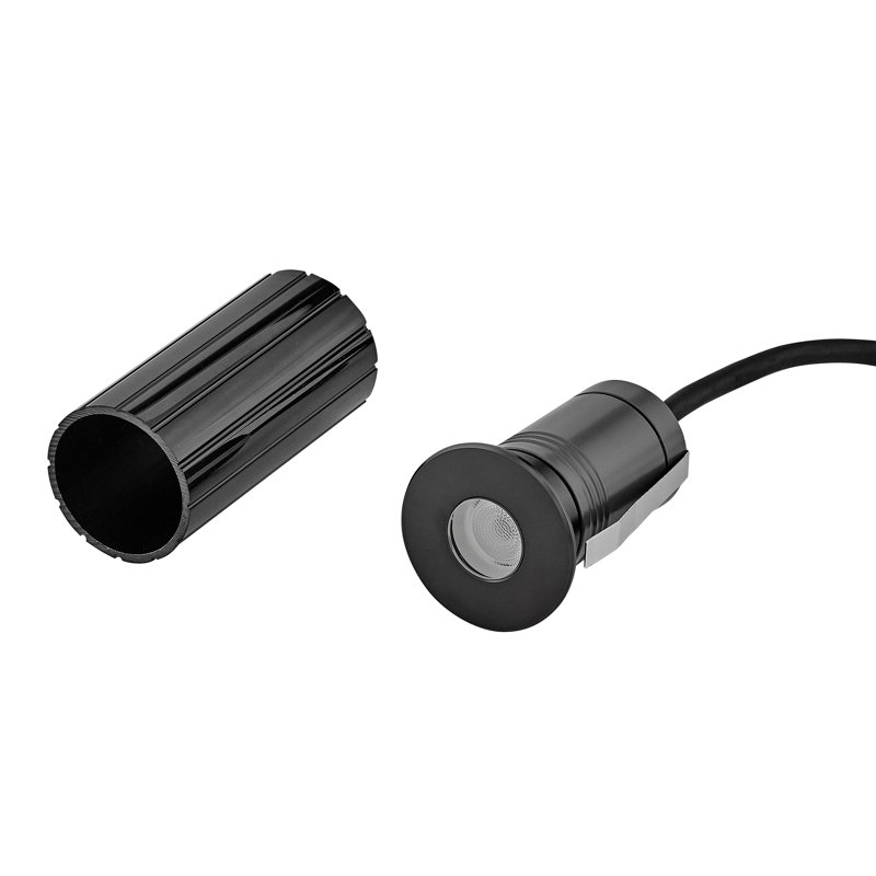 Sparta - Dot Stainless Steel Black Low Voltage Integrated LED Stainless Steel Accent